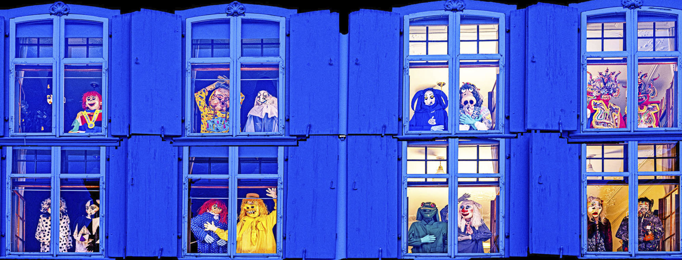 lichtspuren eines wanderers