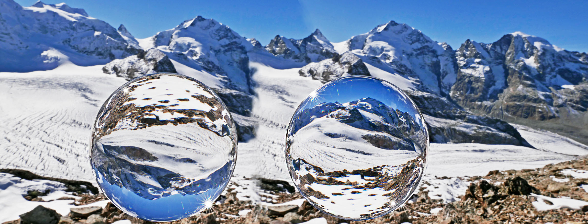 fotografieren durch die glaskugel